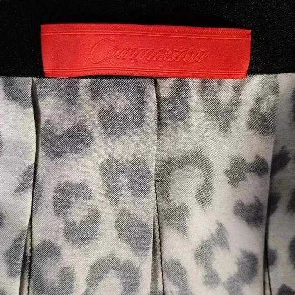 Commission Skirt Pleated Knee Length Lace Trim Autumn Winter 2021 Women's 8 - Picture 4 of 8